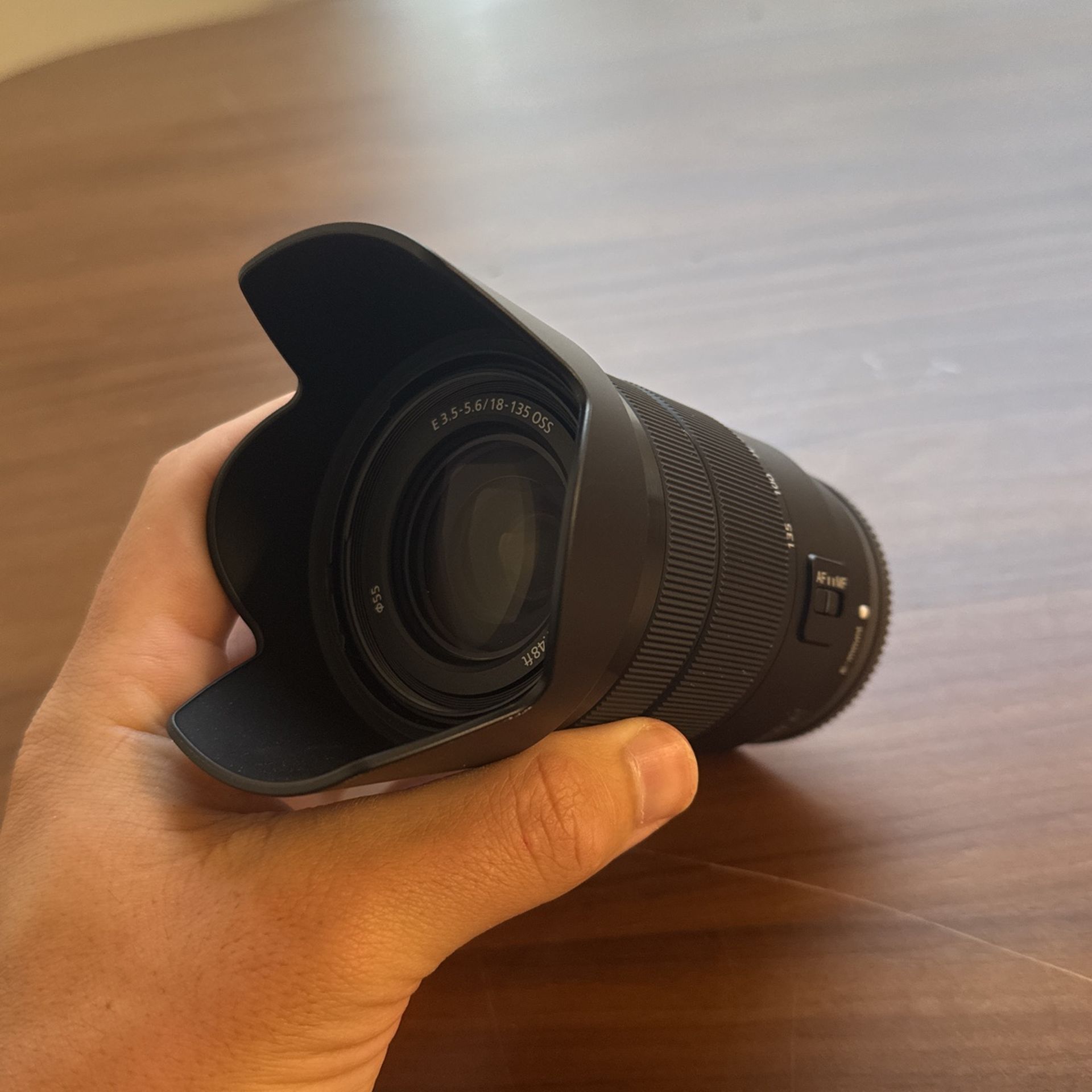 Sony 18-135mm F3.5-5.6 OSS APS-C E Mount Zoom Camera Lens