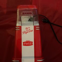 Coca Cola Retro Series Mini Hot Air Popcorn Maker NEW