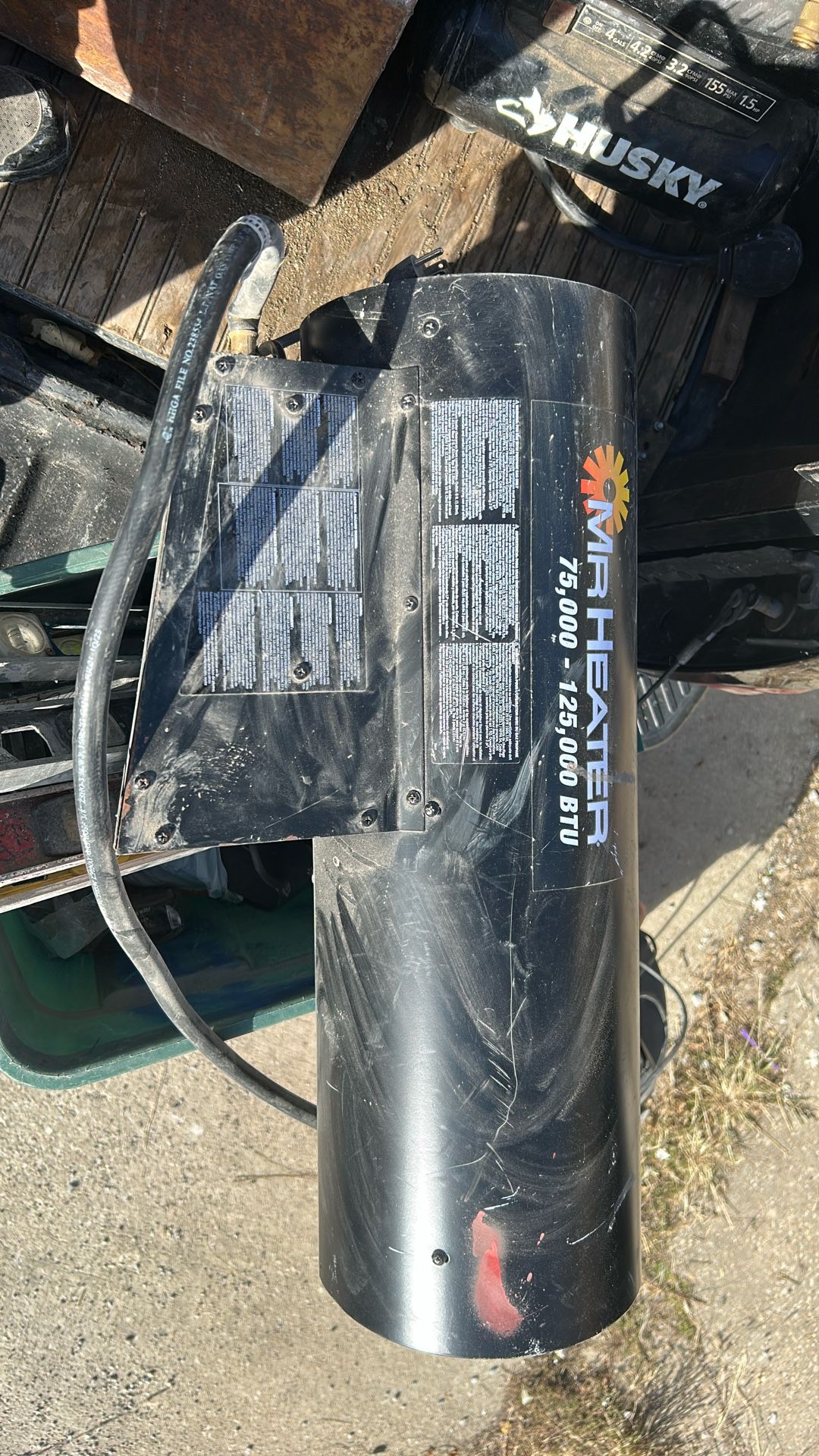 Heater 75 to 125,000 BTU