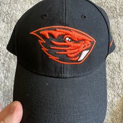 Nike Men's OS Black Oregon State Beavers Fitted Baseball Hat Cap Dri-Fit