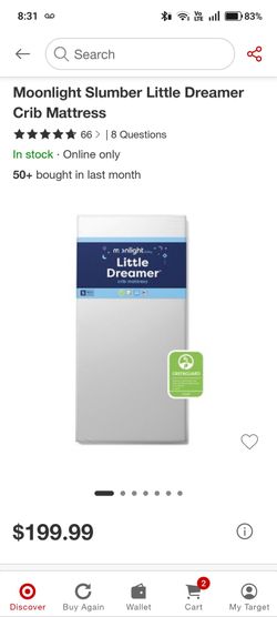 Midnight Slumber Crib Mattress and Delta Crib 3 in 1