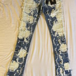 Guapi Bleached Jeans Size 28