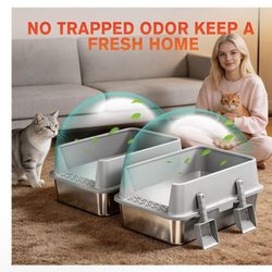 Stainless Steel Litter Box
