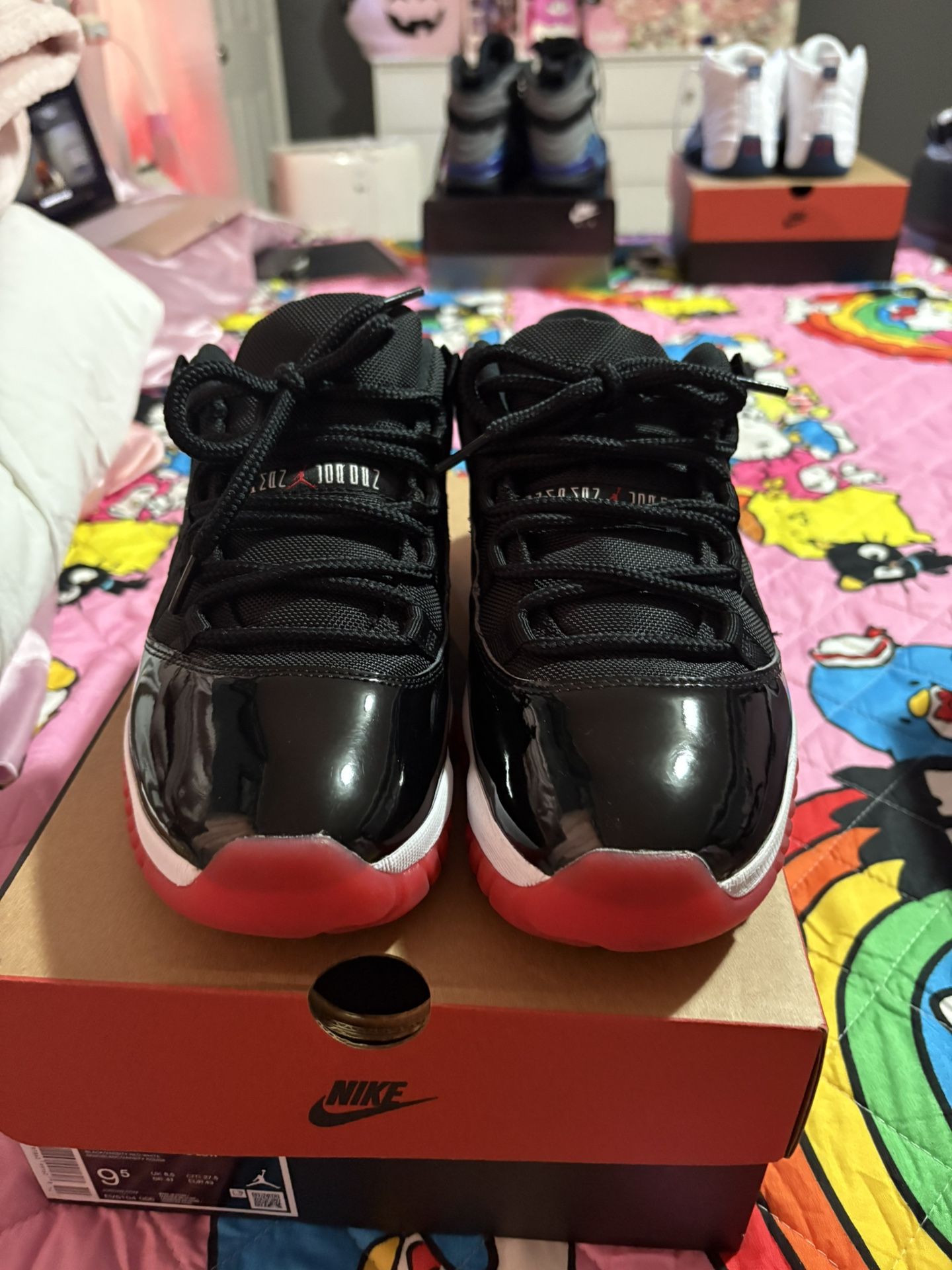 Jordan Retro 11s Low 9.5 Breds  (2025) 