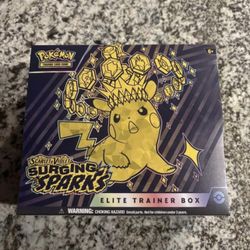 Brand New Pokemon Scarlet & Violet Surging Sparks ETB Elite Trainer Box Sealed