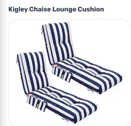 Kigley Chaise Lounge Cushion Set of 2