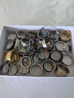 Anillos inoxidables nuevos diferentes medidas