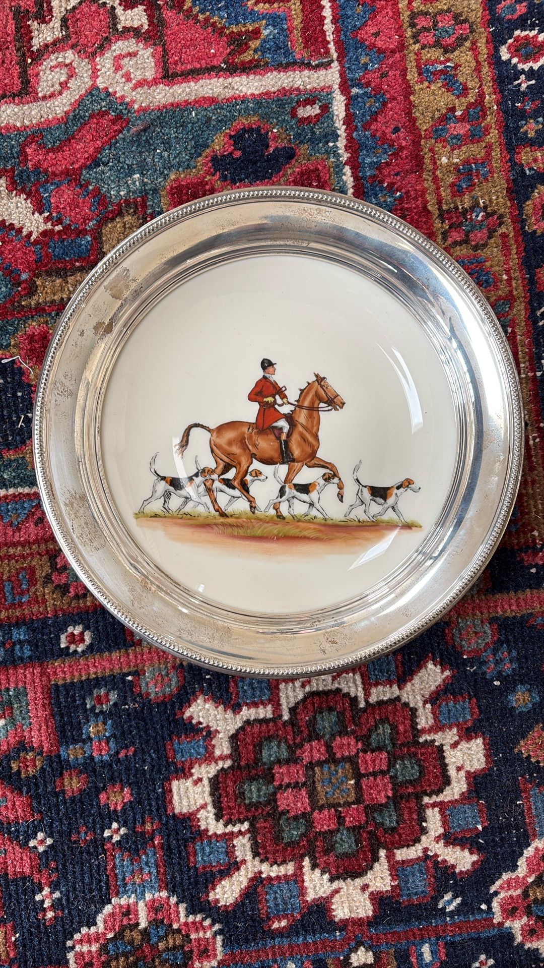 9 Inch Foxhunting Plate