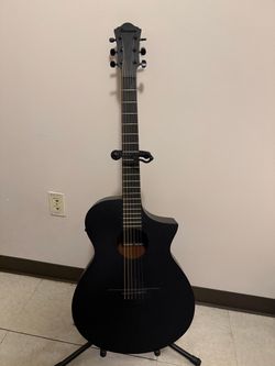 Ibanez Acoustic Guitar Matte Black Cutaway