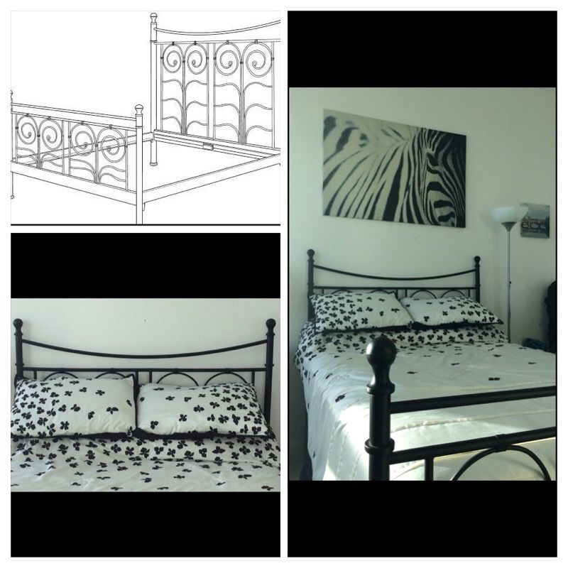 Noresund bed frame; full size (IKEA)