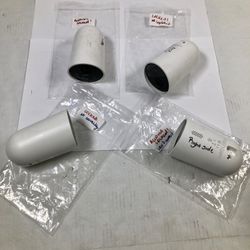 LOT OF 4 Philips Hue 581553 Secure Wireless Surveillance Cameras White FOR PARTS