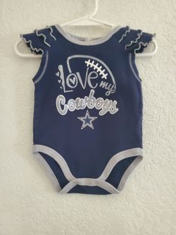 Ruffle Dallas Cowboys onesie size 0-3 months