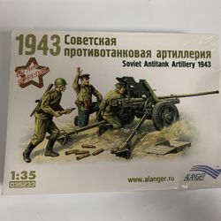 Alanger ~ Soviet Anti-Tank Artillery 1943 ~ 1/35 Scale Model Kit 035233 ~ SEALED