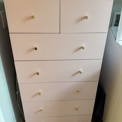 Pink 7-Drawer Dresser (Brand New!)