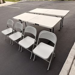 Folding Table  & Chairs