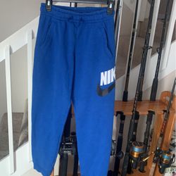 Nike Jogger Blue Sweat Pants Youth Large 