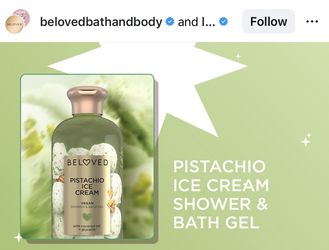New Beloved pistachio ice cream shower and bath gel Smells delicious PUO near Cedar and Shepherd