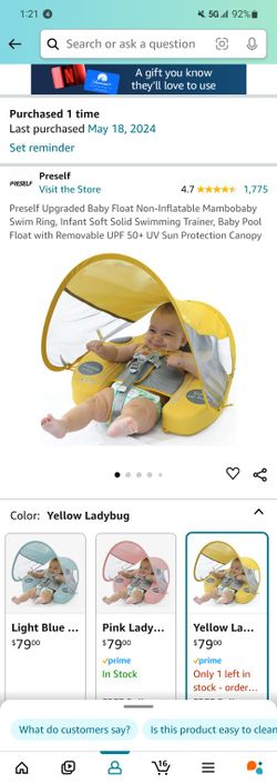 Baby Float. Non-Inflatable