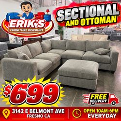 SECTIONAL AND OTTOMAN