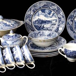 Johnson Bros. England "Historic America" Series Tableware