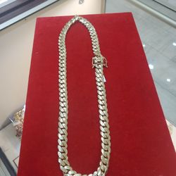 10k Gold Cuban Chain Solid