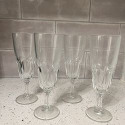 Vintage Style Champagne Glasses