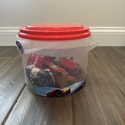 Disney Pixar Cars Bath Bucket Playset
