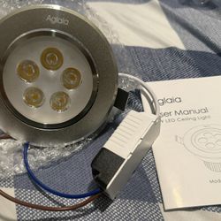 Single Aglaia 5W LED Ceiling Light