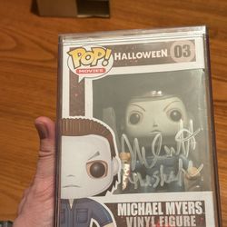 Halloween Michael Myers Funko Signed By Nick Castle