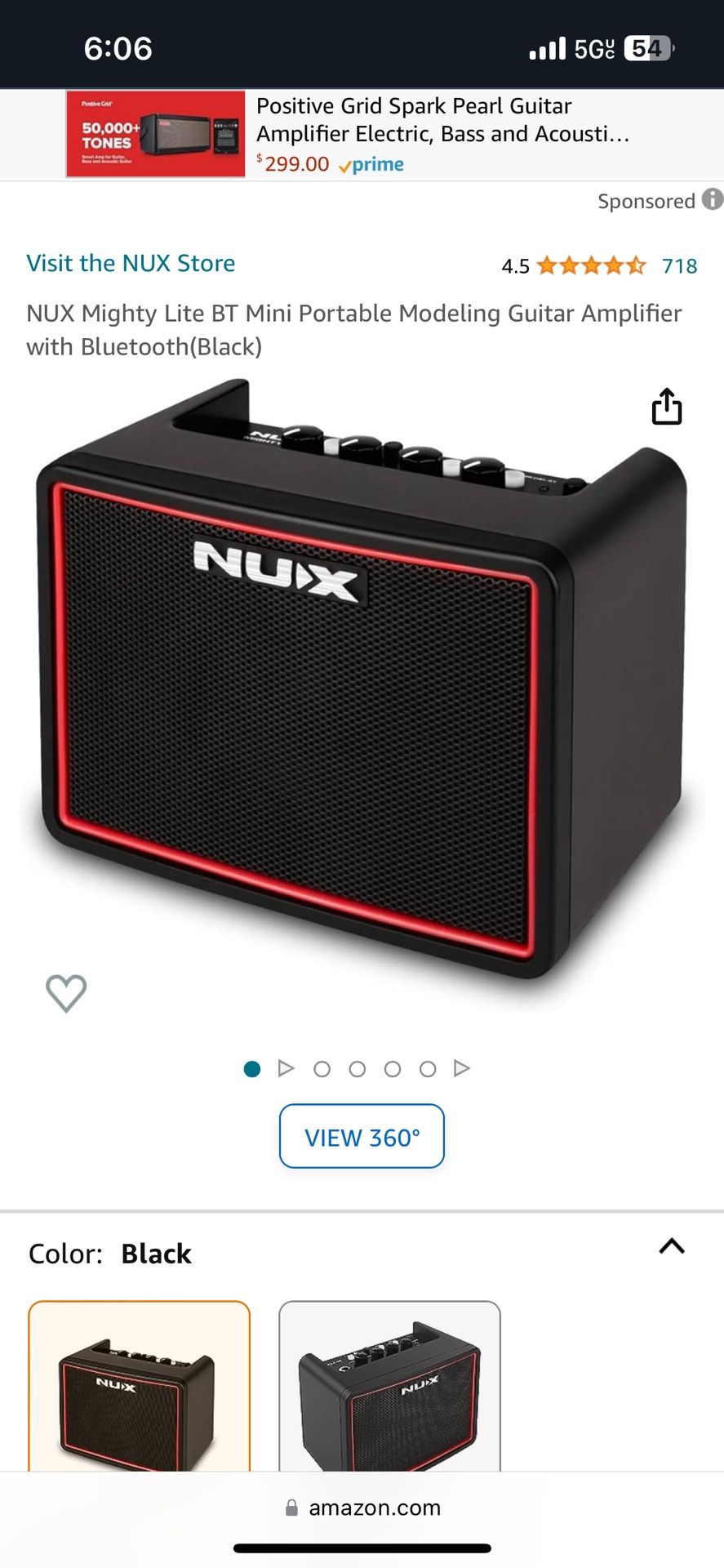 NUX Guitar Amplifier Bluetooth