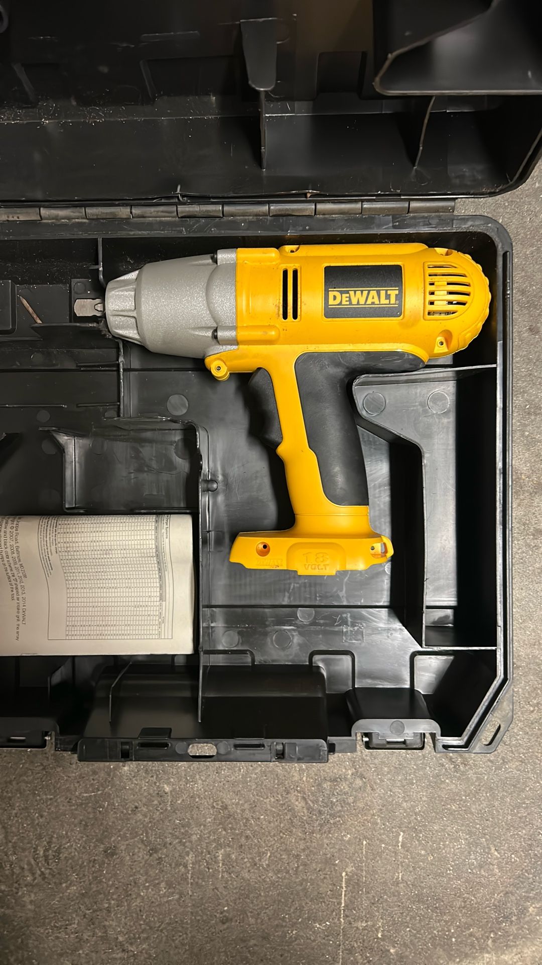 Dewalt 1/2 Inch Impact Torque Wrench