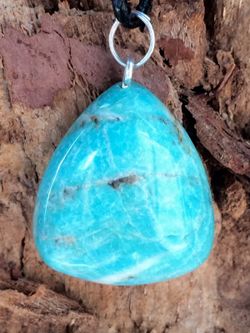 New Amazonite Pendant imported from Russia, Lake Baikal Land