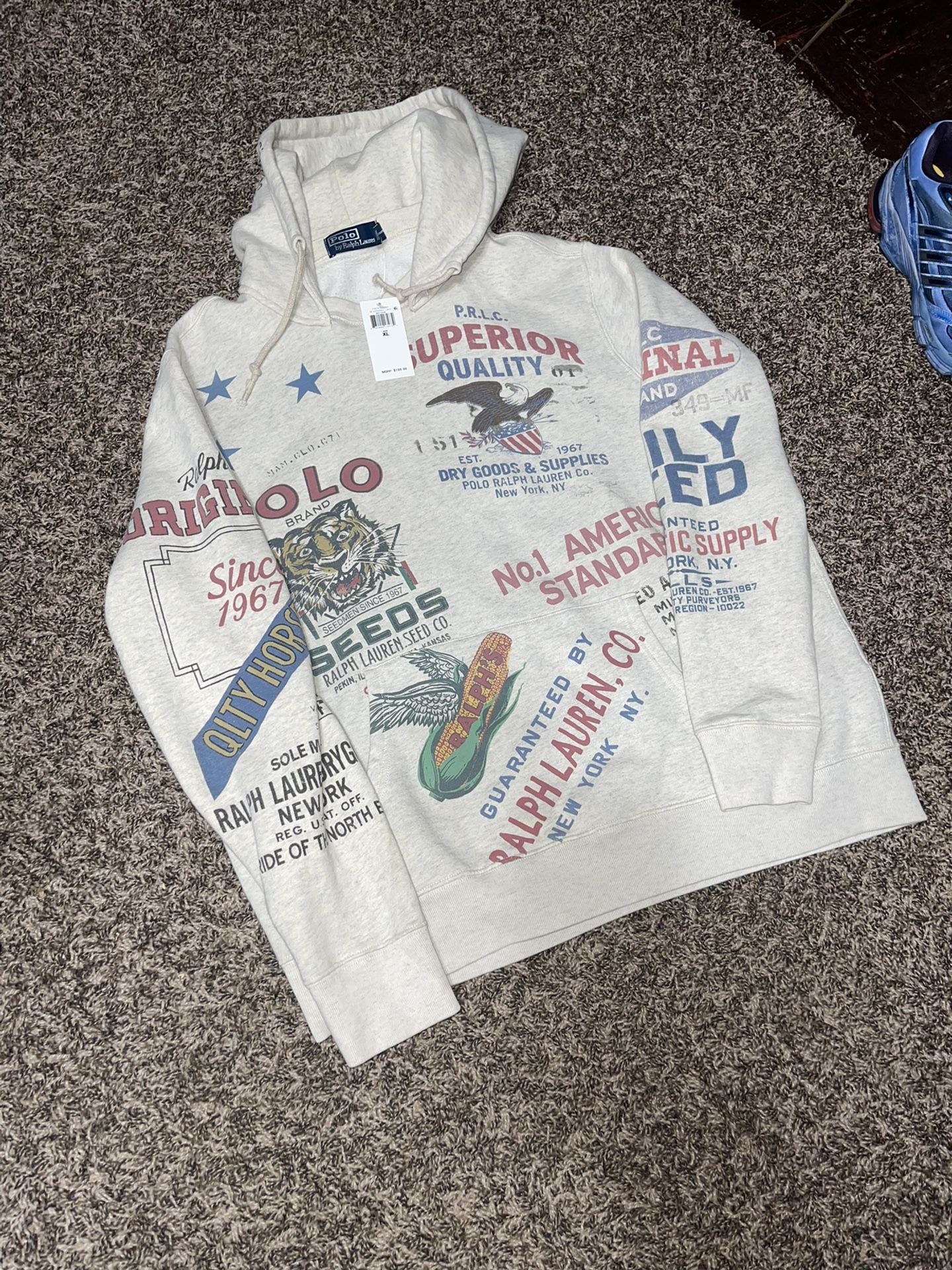 Polo/Ralph Lauren American Print Hoodie