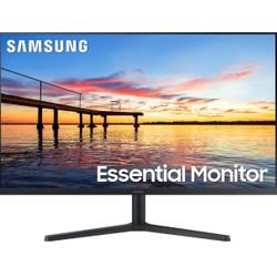 SAMSUNG 32-Inch Flat Computer Monitor, 75Hz, Borderless Display, AMD FreeSync, Game Mode, Advanced Eye Care, HDMI and DisplayPort, LS32B304NWNXGO, 202