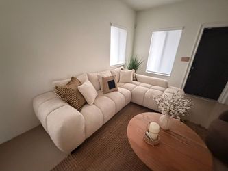 Sectional Sofa Comfortable new 120x79 large couch