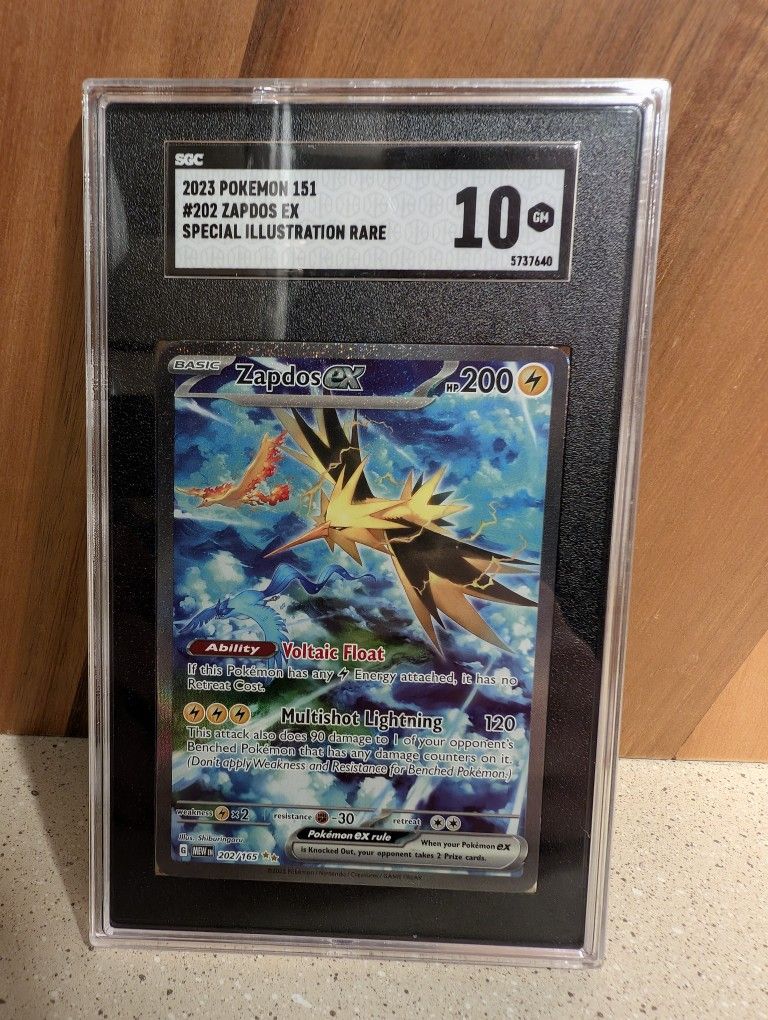 Zapdos EX 202/165 Pokemon 151