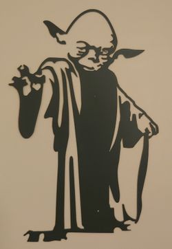 Yoda Wall Hanging (21" x 13")