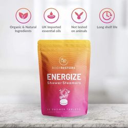 Body Restore Energize Shower Steamers-NEW  
