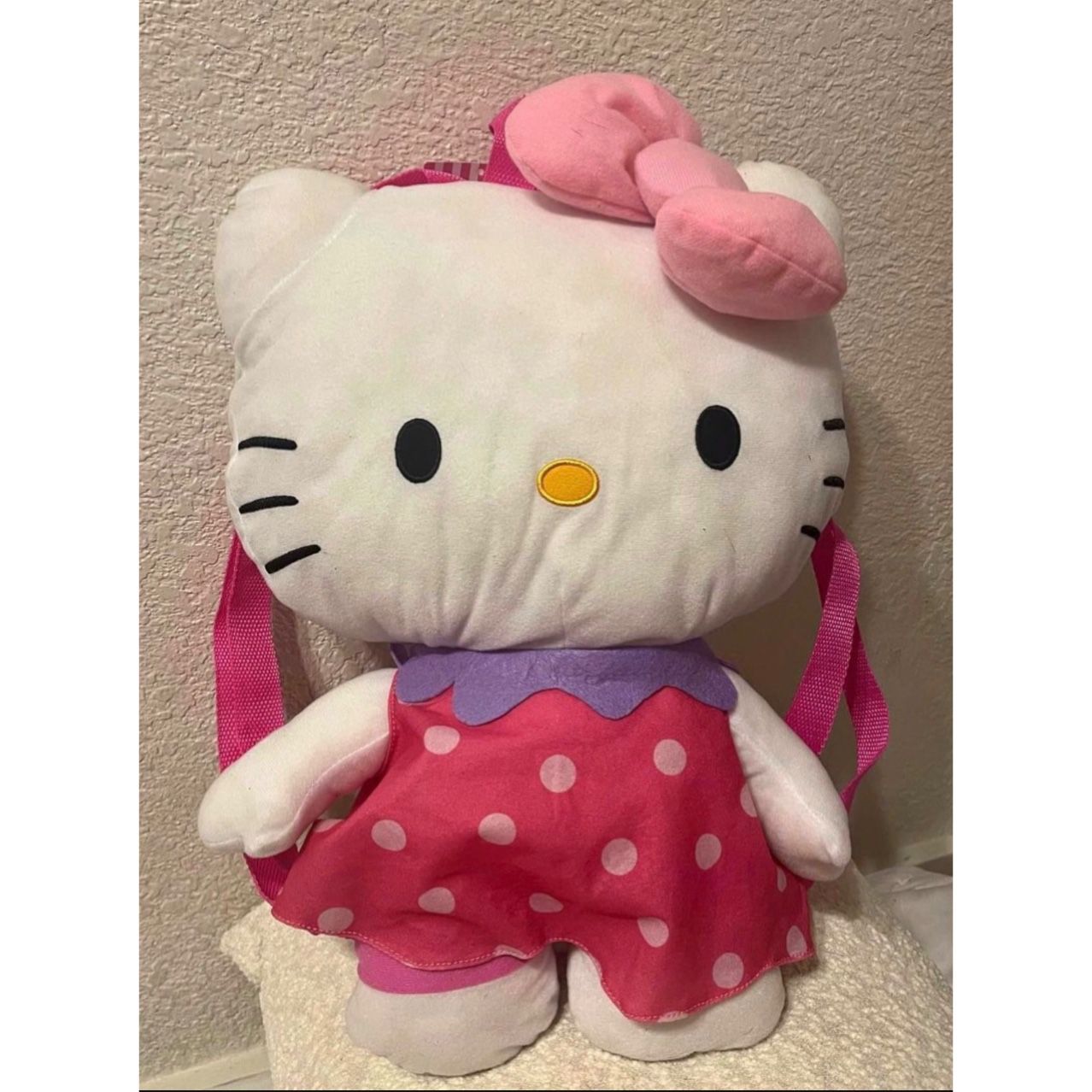 Hello Kitty Plushy Backpack Large Size