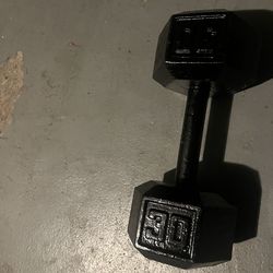 30 pounds single dumbbell