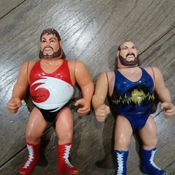 WWE  WWF Natural Disasters Earthquake Typhoon Wrestling Action Figure 90s Hasbro $100 OBO 