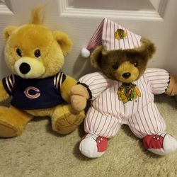 Stuffed Animals For Chicago Sports Fans