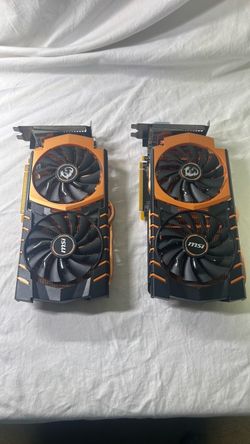 2 msi GTX 970 4G graphic cards