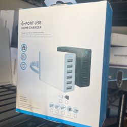 6 port USB Charging Station