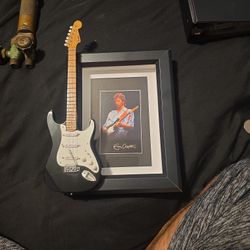 Eric Clapton Mini Guitar Picture Frame