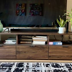Wood Tv Entertainment Stand 