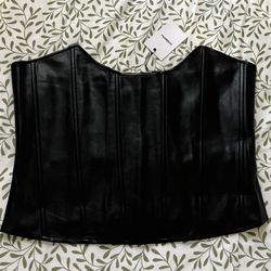Miaou Leia Corset Vegan Leather XL