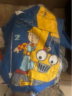 Bob the builder long sleeve shirt blue size 3T