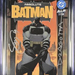 Absolute Batman #1 - 1st Print - CGC 9.8 SIGNED by Scott Snyder & Nick Dragotta!