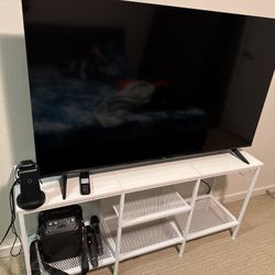TCL 50 inch TV and TV stand